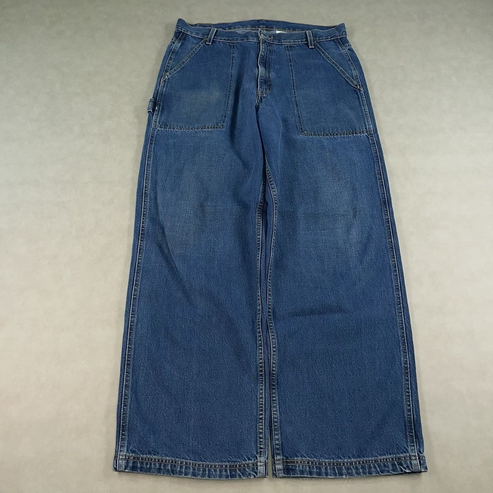 Vintage 90s Y2K Levis Jeans Mens Fit 36x32 Denim Baggy Carpenter Skate Dry Goods